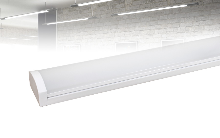 Warehouse, Factories Built-in Driver Led Batten Fitting