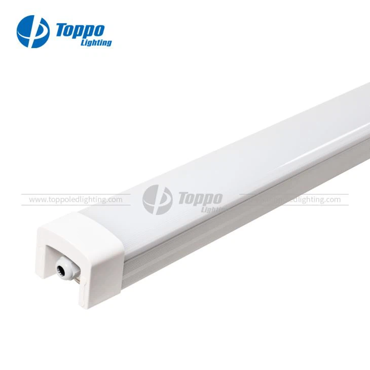 Divkāršā vadu apgaismojuma putekļu pārbaude 1.5M 40W LED Tri Proof Light